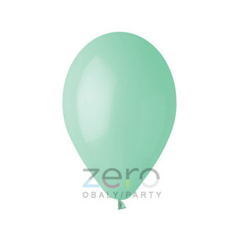 Balónky nafukovací pr. 26 cm, 20 ks (pastel) - mátové zelená