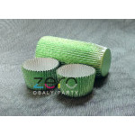 Košíčky ALU 24x16 mm (100 ks) - zelená