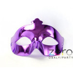 Maska karnevalová - fialová