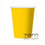 Pohárek (kelímek) nápojový papírový 0,25 l (6 ks) - žlutý