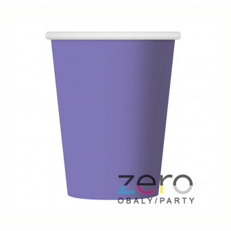 Pohárek (kelímek) nápojový papírový 0,25 l (6 ks) - fialový